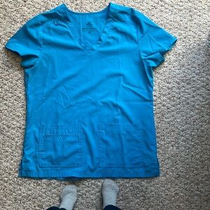 Blue natural uniform scrubs